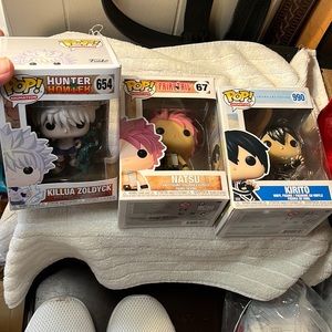 Pop animation Killua Zoldyck #654 NATSU #67 KIRITO #990 new